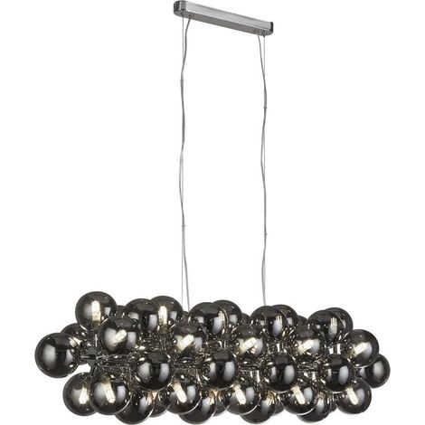 Searchlight Berry Suspension en verre fumé à 25 lumières (1/3)