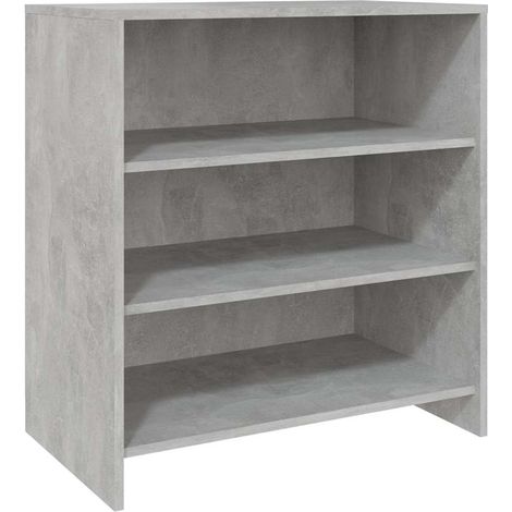 Maison Exclusive - Aparador de madera contrachapada gris hormigón (1/5)