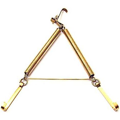 BL APPENDIPIATTI A MOLLA OTTONATO 12X16 CM (PZ.2)