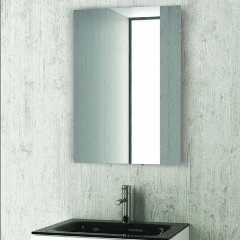 Specchio bagno 45x75cm rettangolare reversibile  KAM-S75 kamalu