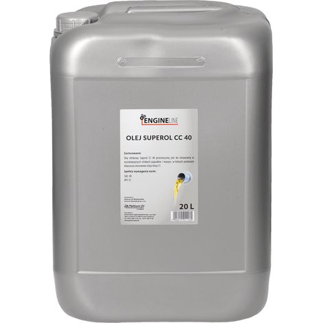Agente preparador de aceite para motores de máquinas Superol CC40 ENGINELINE 1003 20 l