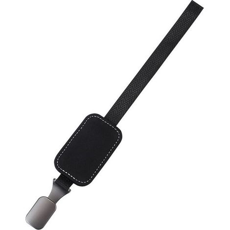 ganchos para reposacabezas de asiento de coche, ganchos de gamuza para asiento trasero de vehículo, ganchos universales de cuerda de nailon para almacenamiento de asientos de coche (negro) (1/5)