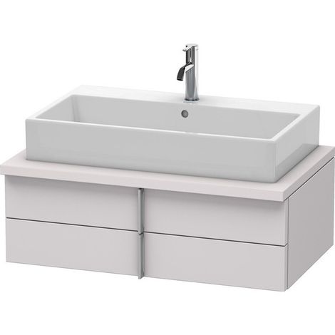 VERO mobile consolle basso 285x900x518mm bianco satinato lilla