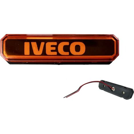 Feu de gabarit à LED, orange, avec inscription – 12 V/24 V