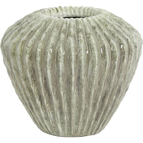 Light & Living Vase CACTI aus Stein mintgrün glänzende Oberfläche