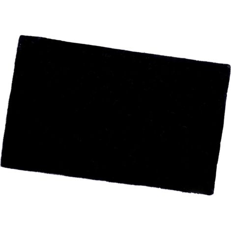 Tapis De Salon, Tapis De Sol En Peluche Fausse Fourrure Pour Chambre 60x90cm Noir (1/5)
