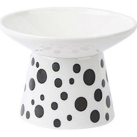 Gamelle surélevée extra large pour chat, gamelle pour animaux de compagnie - Noire (1/5)