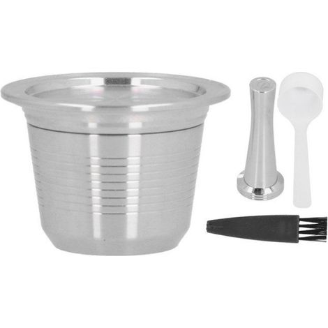 Capsule Café Rechargeable - Acier Inoxydable - Compatible Machine À Café Nestlé - 1 Pièce (1/5)