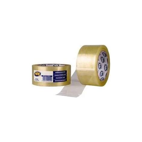 Ruban adhésif d'emballage 50mm x 66m transparent – Faible bruit – Résistant à 60°C – Charge de rupture 150N/25mm – Usage universel – HPX (1/6)