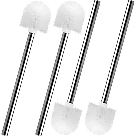 Toilet Brushes - 8 cm Diameter - Toilet Cleaning Brush with Stainless Steel Handle - Toilet Brush for Bathroom Cleaning (1/5)