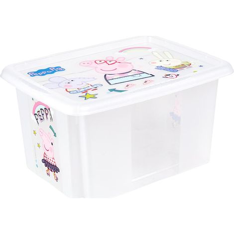 Caja de almacenamiento keeeper karolina 15L apilable bordes redondeados (1/5)