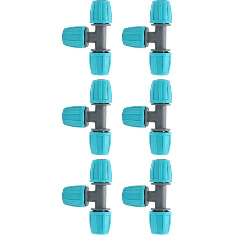 Packung mit 20 PE 16mm T-Stücken für Garten-Mikrosprinkler, Bewässerungszubehör für Gartenschläuche (Modell FJG3200) (1/5)