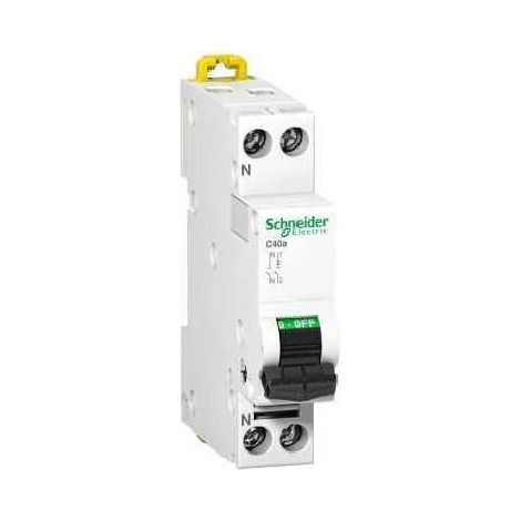 C40A Interruptor magnetotérmico 1P+N C 50Hz 10A 4500A