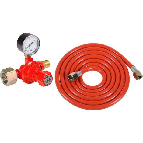 ROTHENBERGER Industrial Regler Manometer 0,5-4 bar Schlauch 5m Abflammgeräte 3/8&quot 5&amp11kg Gasflaschen - 1500005312