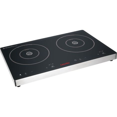 Double Plaque de Cuisson Induction à Commande Tactile 3kW - Caterlite (1/5)