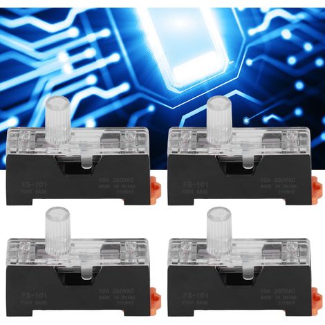 BERM/Belme FS-101 Porte-fusible basse tension, montage sur rail ignifugé avec voyant lumineux, 630mm, 250V. (1/5)