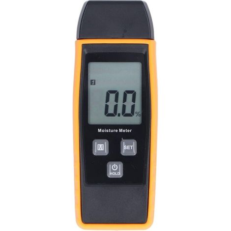 Humidimètre Pour Bois De Haute Précision Détecteur D'humidité Numérique Portable De Haute Précision Facile à Lire Pour la Construction De Bâtiments En Bois,Humidimètre Pour Bois, (1/5)