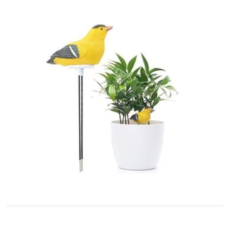 QORVA-(jaune) Humidimètre du sol avec alarme d'arrosage pour oiseaux et plantes - Hygromètre - Kit d'outils pour détecteur d'eau - Alarme d'avertissement (1/5)