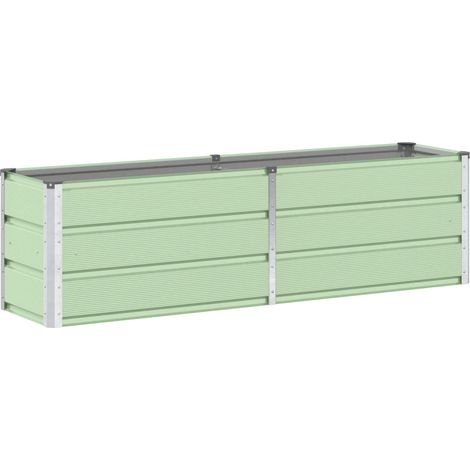 Maison Exclusive - Pflanzkübel Grün 160 x 40 x 45 cm Stahl