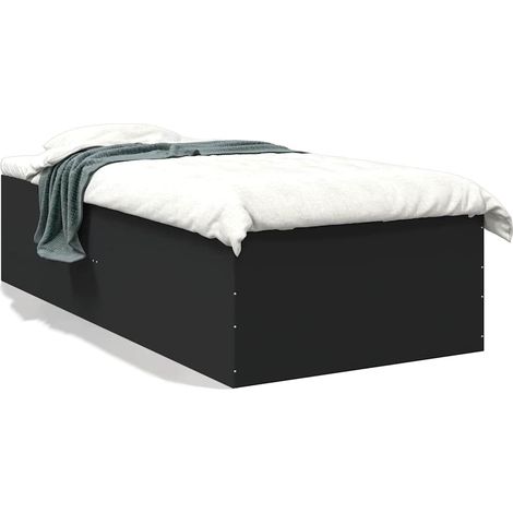 Maison Exclusive - Giroletto Nero 90x200 cm in Legno Multistrato (1/5)