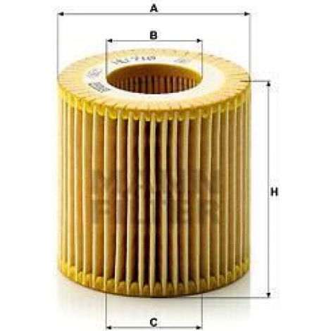 Filtre À Huile - HU710X - Pour Moteur Essence Et Diesel - Compatible Avec De Nombreux Véhicules - 1 Pièce