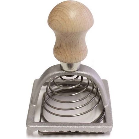 Calder stampo quadrato 5x5 ravioli acciaio inox con espulsore
