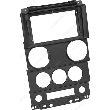 Compatible with 2006-2010 Jeep Wrangler North American version 9-inch modified large screen navigation panel audio-visual modification frame (1/4)