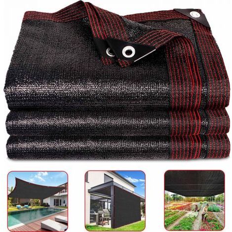 Schattennetz, 2 x 4 m, 85 % UV-Sonnenschutznetz, Schattentuch, winddichtes Gewächshaus-Schattentuch für Pflanzenabdeckung/Gewächshaus/Garten/Pergola/Terrassenrasen/Tierhaus (1/4)