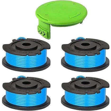 Compatible avec Greenworks BST4000/ST40L00/2100702, kit avec 4 bobines de fil de coupe-bordures. (1/5)