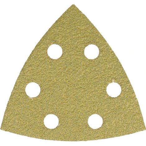 Triangles abrasifs avec velcro 6 trous grain 60 (1/2)