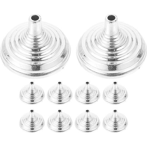 Lot de 10 mini supports de drapeaux pour petits drapeaux, supports de bureau, supports de table pour fêtes-5.50X5.50X3.50CM-Silver (1/3)