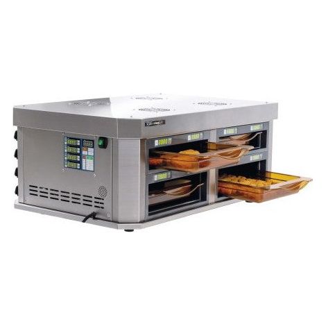Coffre inox de conservation et maintien 4 x GN 1/1, 3000 W, 220 V - MONO