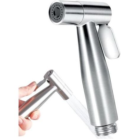 Douchette Toilette WC, Douchette WC, Kit de Pulvérisateur de Bidet en Acier Inoxydable, Pulvérisateur de Baignoire Portatif pour Toilettes (1/5)