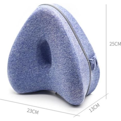 Oreiller orthopédique pour dormir en mousse à mémoire de forme Coussin de soutien pour les jambes, coussin pour la douleur à la ha (1/4)