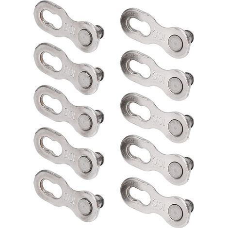 CANSUCC 5 paires de maillons de chaîne de vélo rapides, connecteurs durables pour chaîne de bicyclette 10 vitesses (1/5)