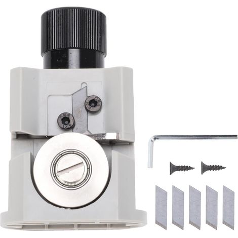 Pince à dénuder manuelle, machine à dénuder les fils portable, petit outil de dénudage de fil à usage domestique avec 5 lames, profondeur réglable pour fils de 2 mm à 20 mm (1/5)