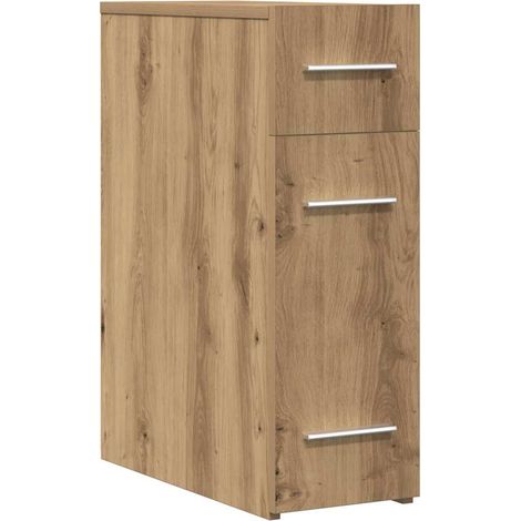 Meubles de Rangement,Armoire d'apothicaire chêne artisanal 20 x 45,5 x 60 cm CFW856261 (1/5)