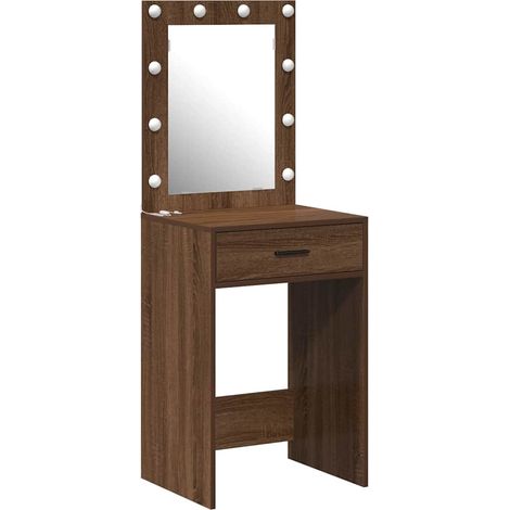 Maison Exclusive - Mesa Tocador Roble Marrón 50 x 41 x 135 cm Mad