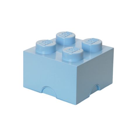 briques Lego tiroir 4 boutons, 1 tiroir, empilable, boîte de rangement, 4.7 l, Bleu clair, 212 – lumière bleu roi