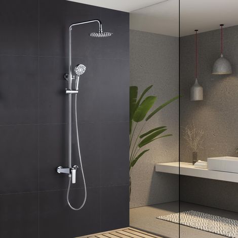 IMEX - columna ducha monomando con grifo cromado (1/5)