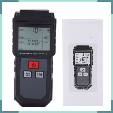 testeur de rayonnement numérique Détecteur de Rayonnement 5g ET825 1V M1999V M 0,01 μT99,99 μT, Testeur quincaillerie terre (1/5)