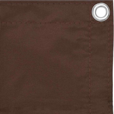 Maison Exclusive - Toldo para balcón tela oxford marrón 75x300 cm (1/5)