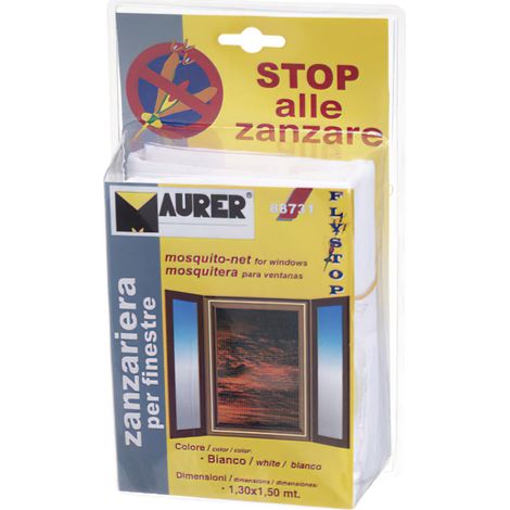 Kit Mosquitos Maurer Blanco Ventana130x150 cm