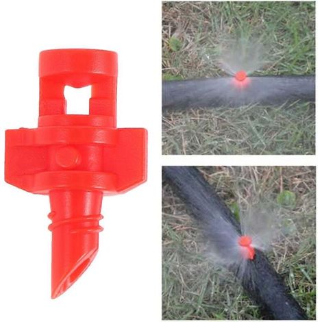 Buses d'arrosage de jardin pour l'irrigation de pelouse, 50 pièces, rouges-AquaForge (1/5)