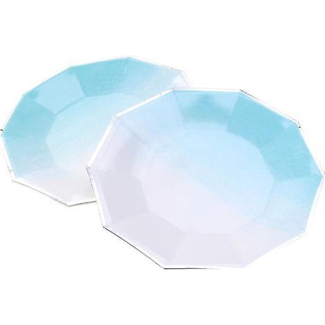 8 pièces de vaisselle jetable en papier (1/3)