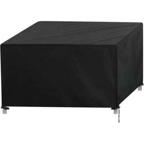 Housse de Jardin Table, Bache Protection Table Imperméable, Salon de Jardin Exterieur Rectangulaire, 120 x 120 x 74cm (1/4)