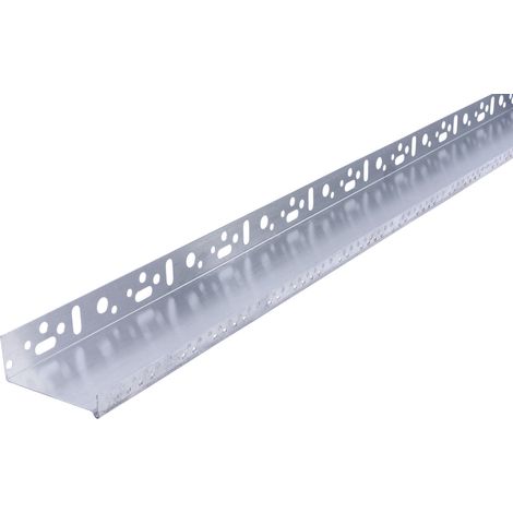 Baukom Alu-Sockelprofil 2,5 m x 80 mm Alu-Sockelprofil