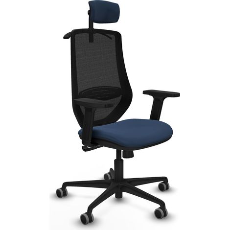 Piqueras y Crespo Mardos Silla de oficina azul marino (1/3)