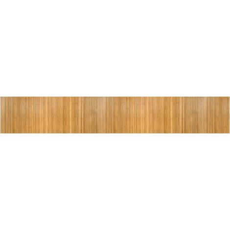 Tapis rectangulaire naturel 80x500 cm bambou (1/5)