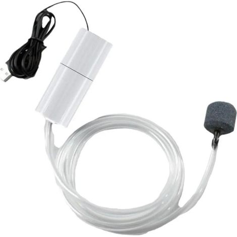 Mini pompe à oxygène silencieuse USB pour aquarium, rechargeable par USB, pour l'élevage de poissons, oxygénateur pour aquarium de poissons rouges (1/5)